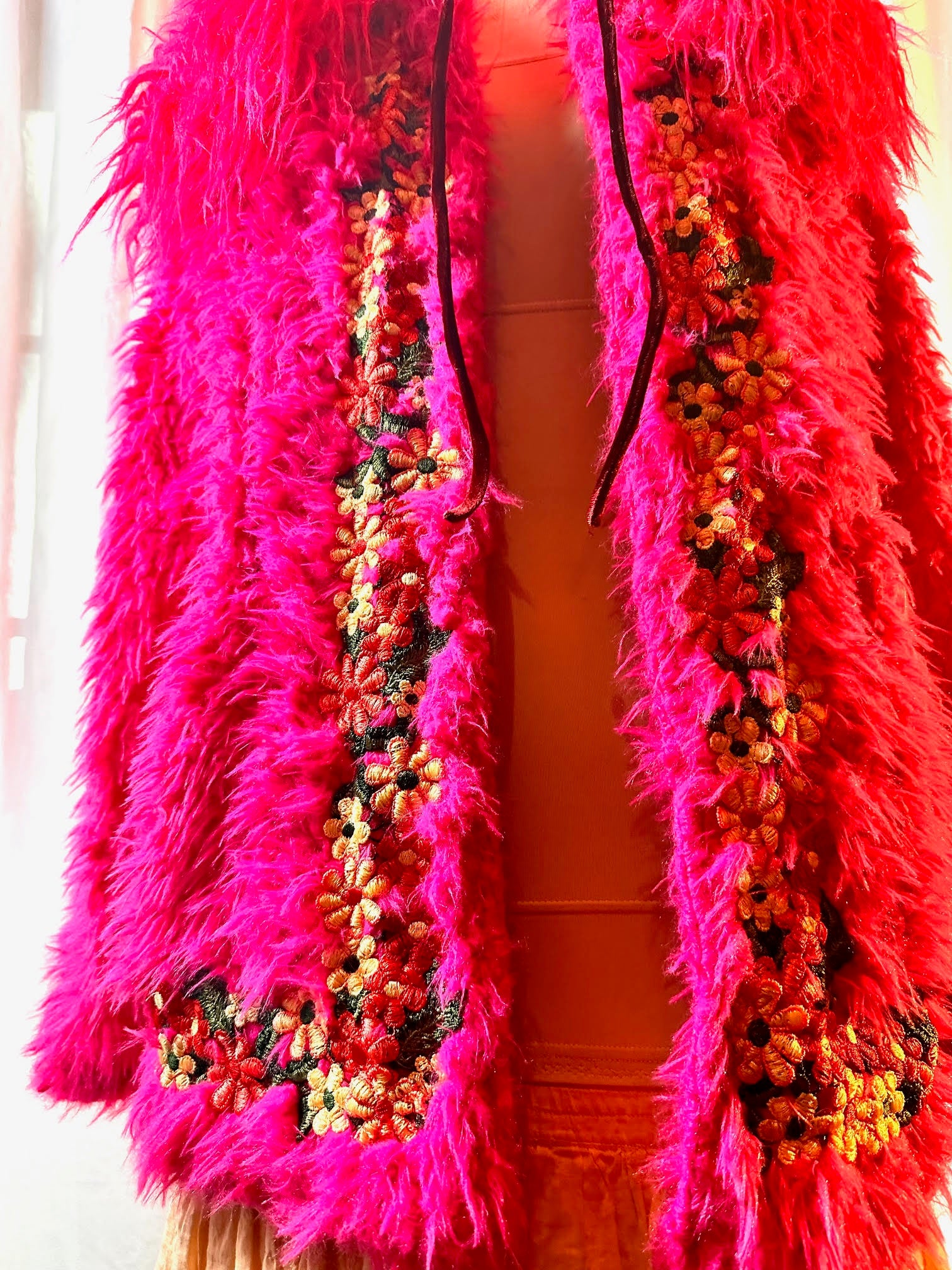 Pink Fuzzy Coat