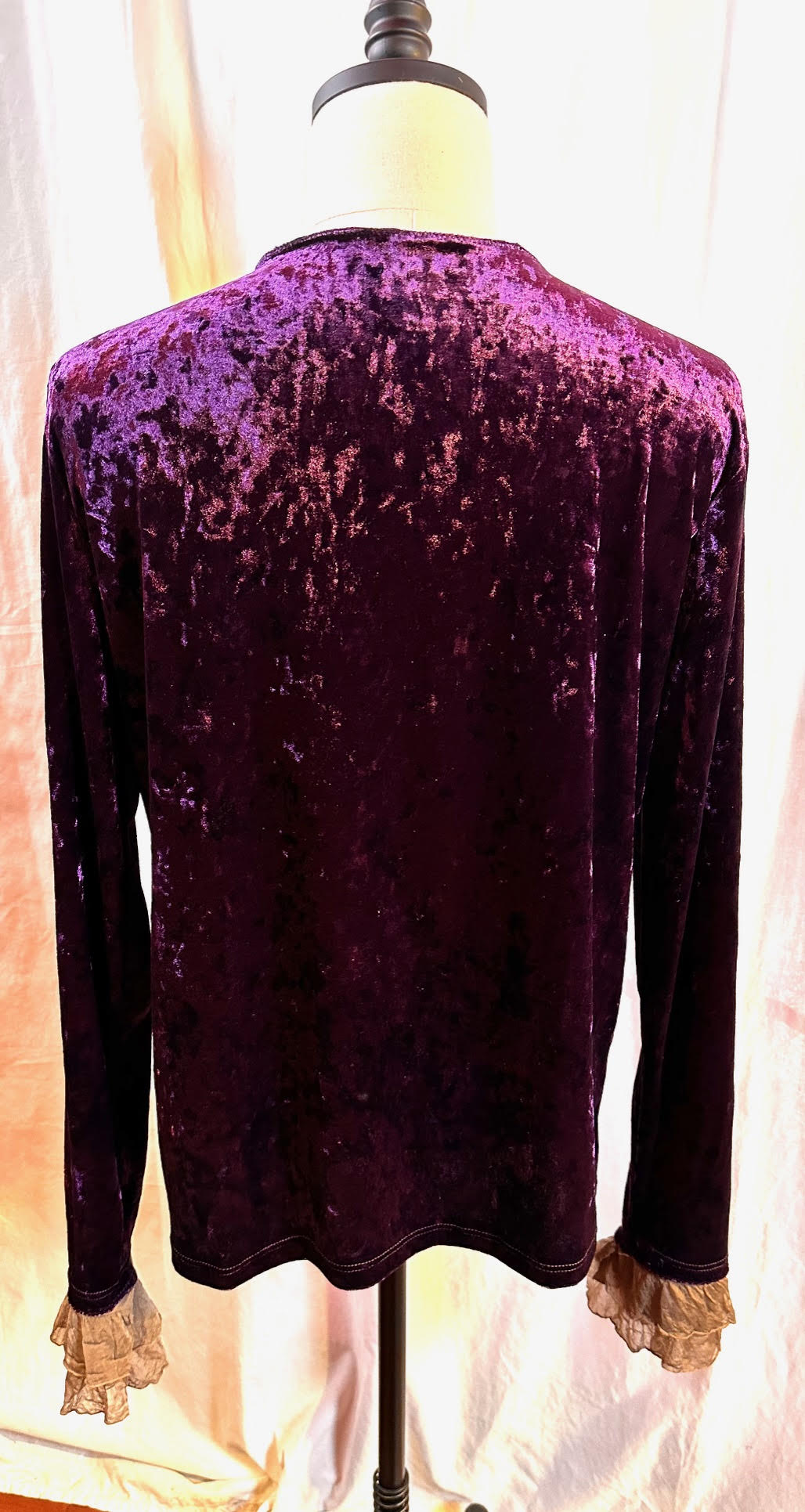 Men's Purple Long Sleeve Shirt