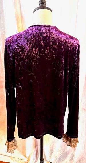 Men's Purple Long Sleeve Shirt