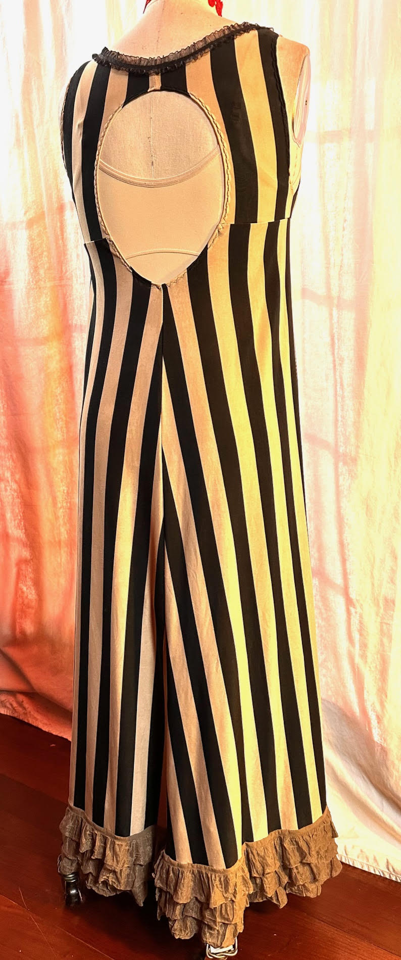 Long Stretch Striped Dress