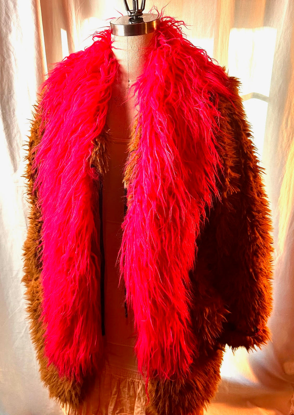 Warm Fuzzy Tan-Colored Coat