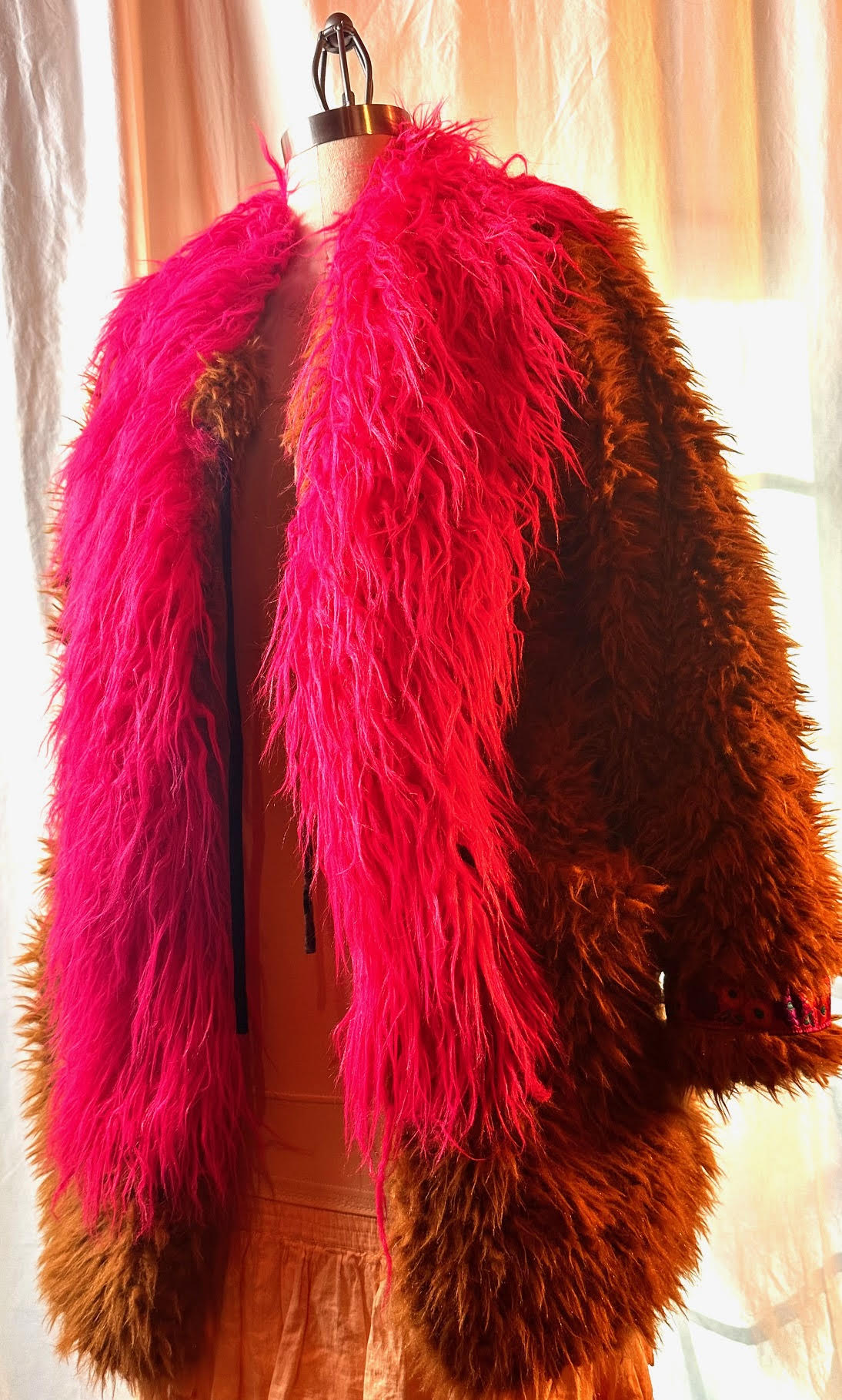 Warm Fuzzy Tan-Colored Coat