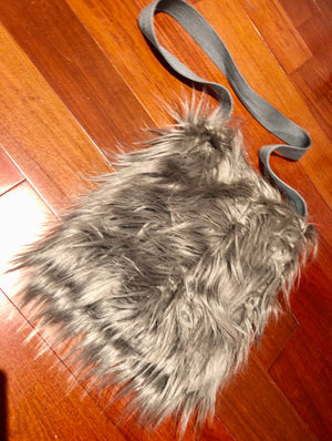Fake Fur Messenger Bag