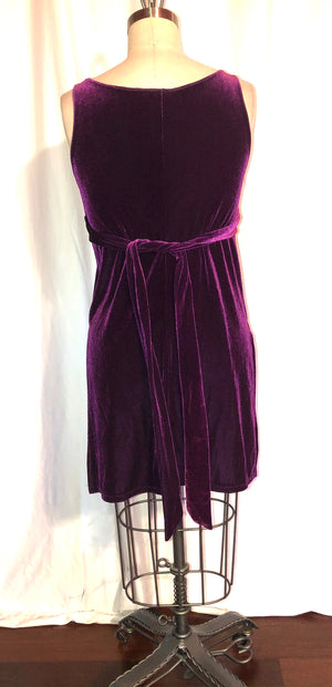 Magenta/Cherry Colored Velvet Top/Dress