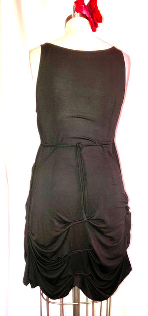 Black Stretch Knit Dress