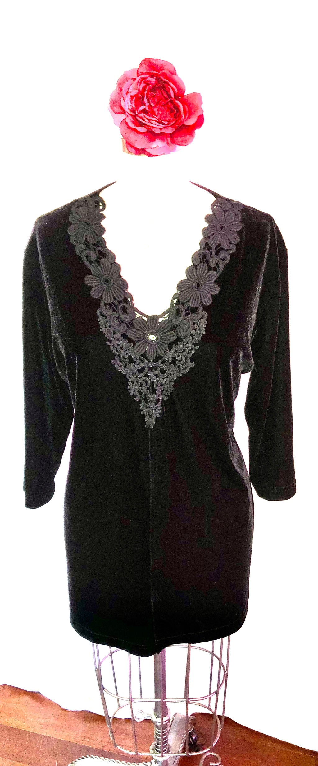 Black Velvet Blouse