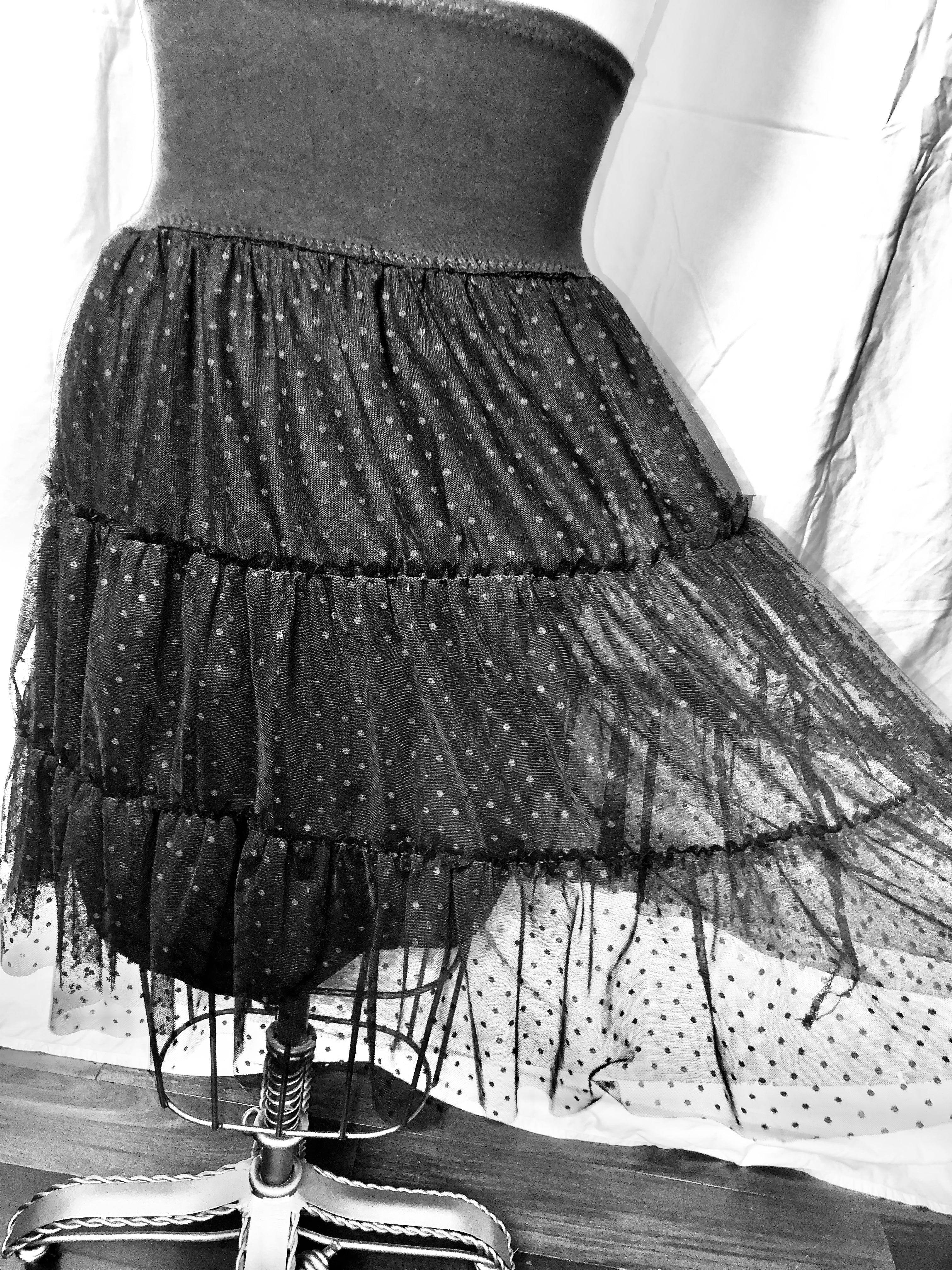 Black Tulle Skirt