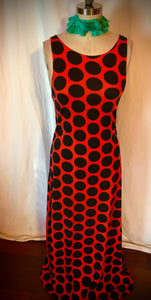 Long Polka Dot Dress