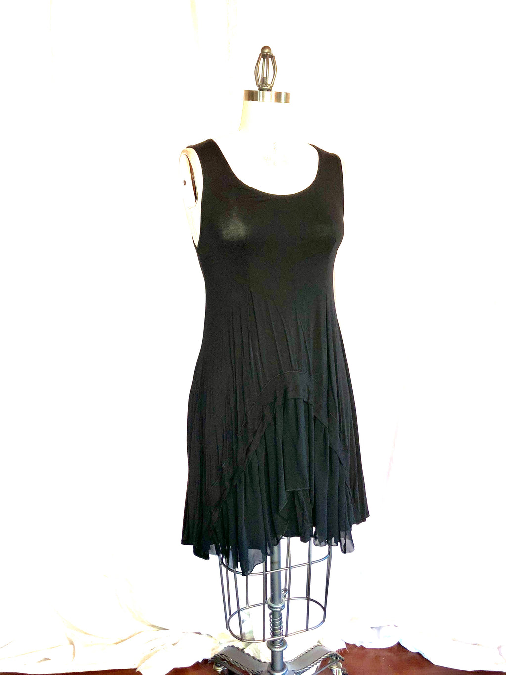 Handmade Black Jersey Dress