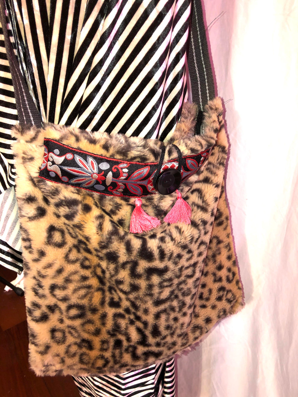 Leopard Fake Fur Bag