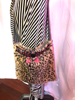 Leopard Fake Fur Bag